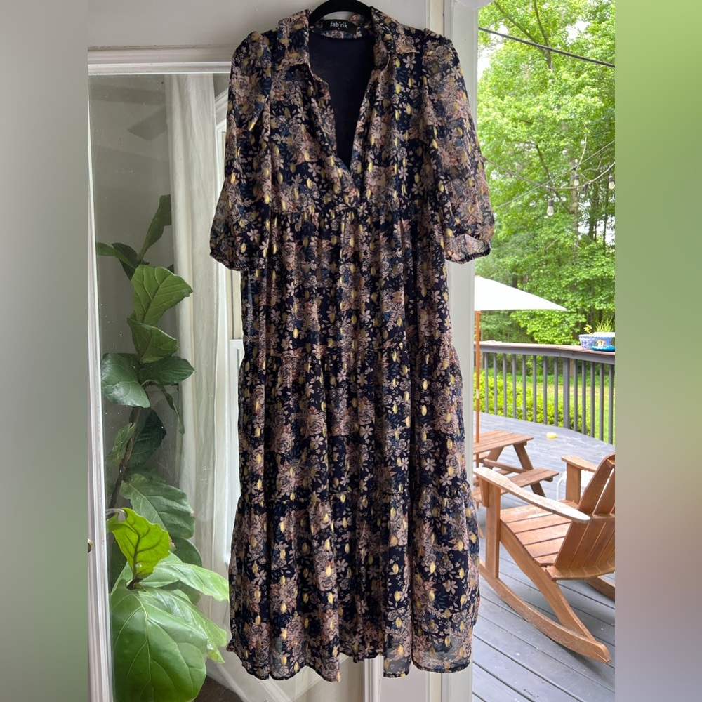 Floral, maxi dress